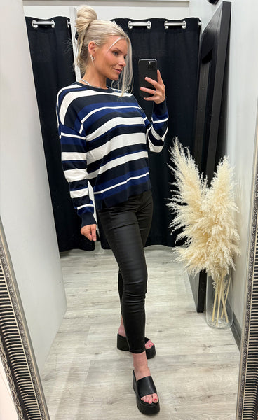 Melani pullover 18 - salute stripe stripe