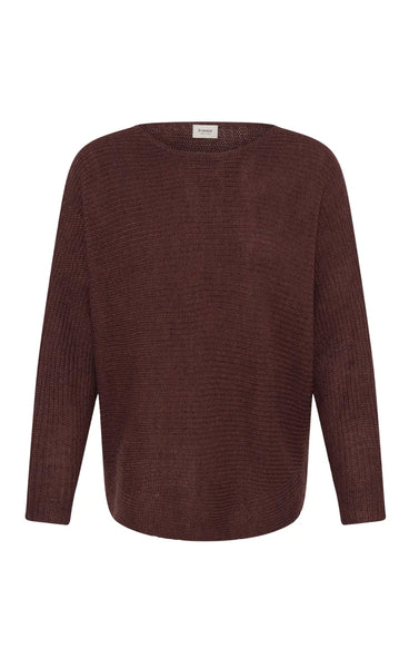 Eretta pullover 3 - rum raisin melange