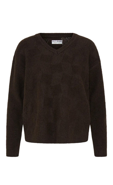 Dagmar pullover - espresso melange
