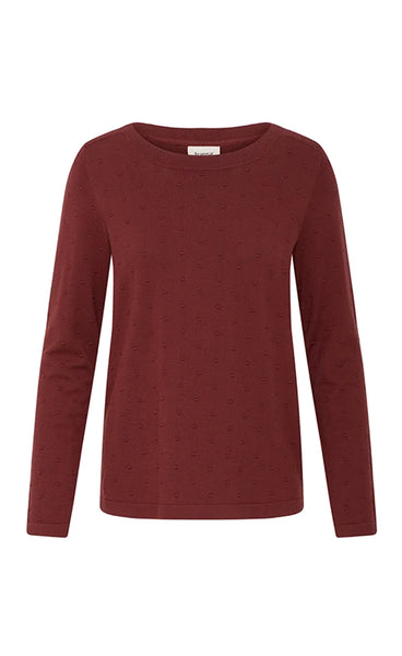 Karianne pullover 1 - rum raisin