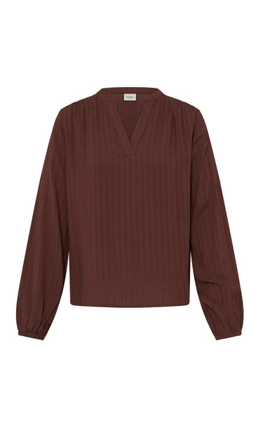 Paulana blouse 1 - rum raisin