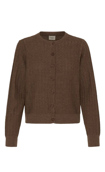 Vanessa cardigan 1 - rain drum melange