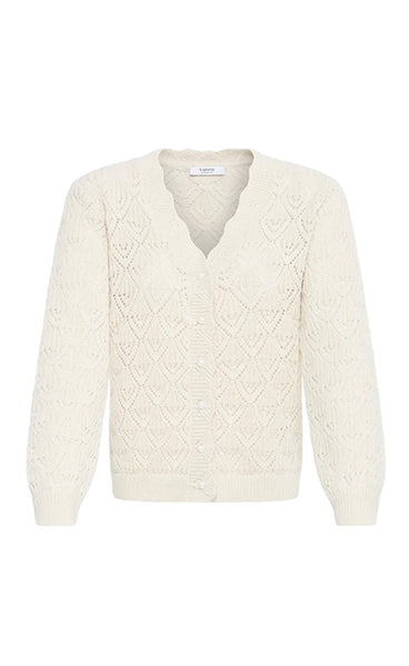 Noppa cardigan - birch melange