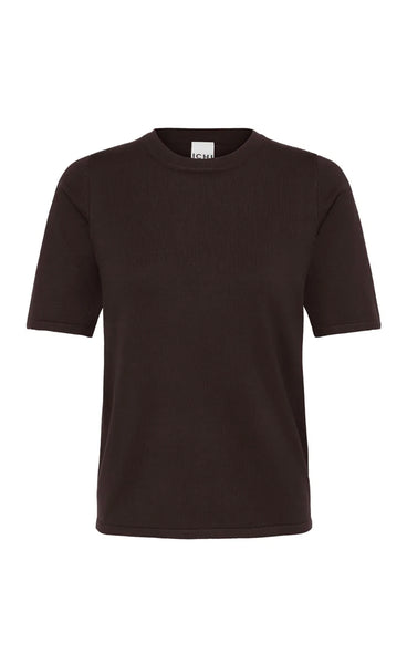 Luls o-neck shortsleeve - chocolate torte