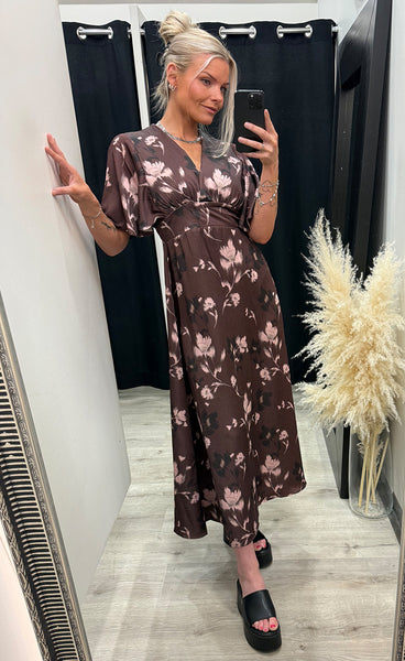 Gisela dress 28 - berry flower