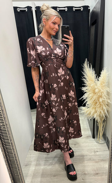 Gisela dress 28 - berry flower