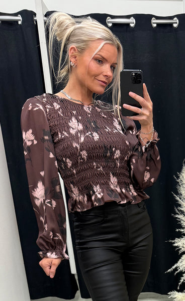 Nix blouse 19 - berry flower
