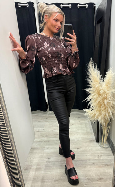 Nix blouse 19 - berry flower