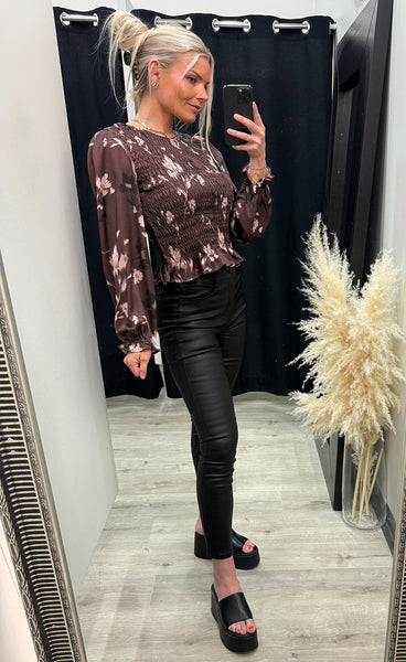 Nix blouse 19 - berry flower