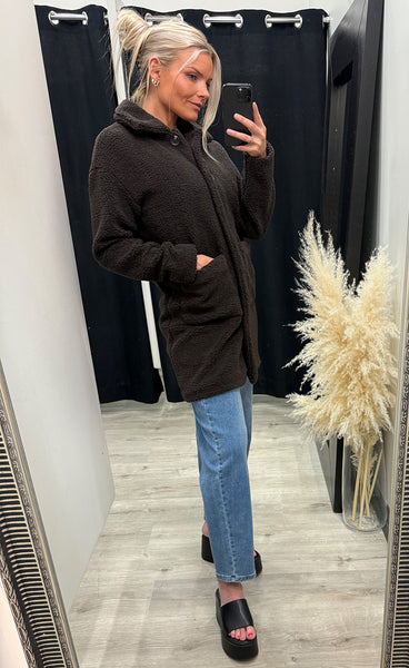 Dofi pocket jacket - brown