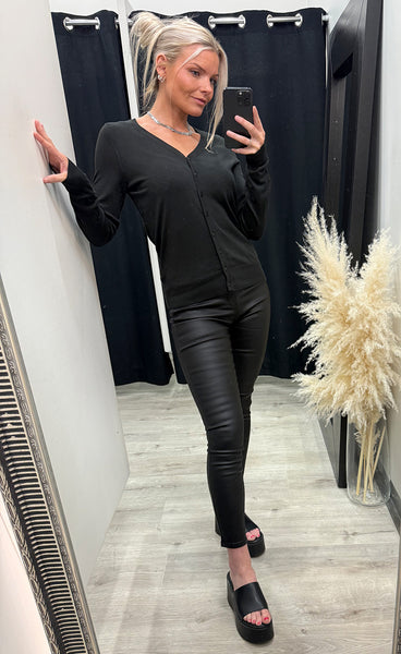 FRANSA Mary cardigan 9 - black