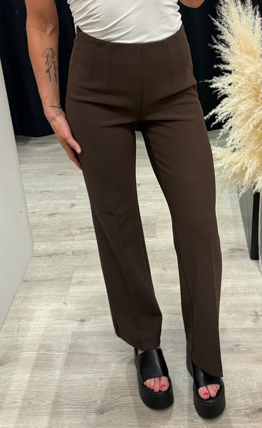 RDF Comfy Olana wide pants - chocolate