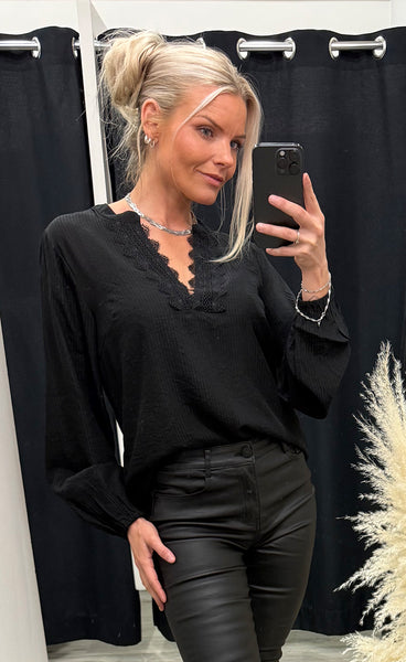 FREEQUENT Mai blouse - black