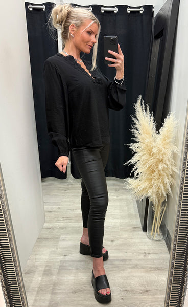 FREEQUENT Mai blouse - black