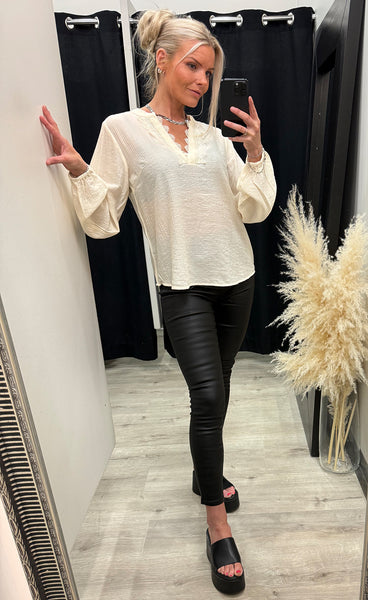 FREEQUENT Mai blouse - moonbeam