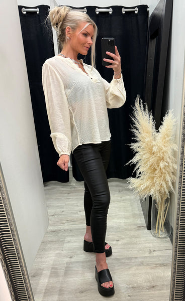 FREEQUENT Mai blouse - moonbeam