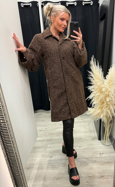 N-Lillietta coat - coffee melange