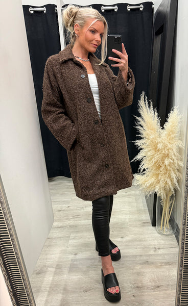 N-Lillietta coat - coffee melange
