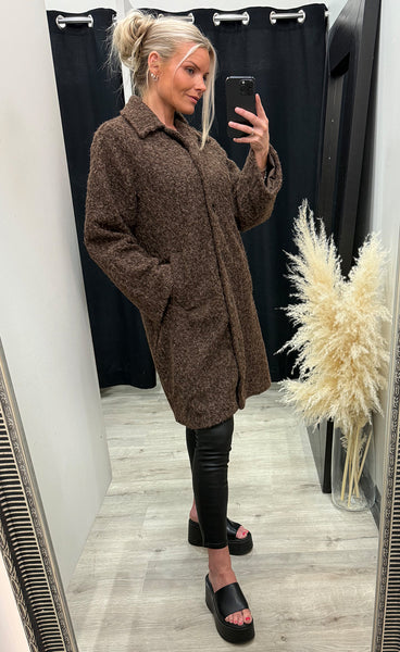 N-Lillietta coat - coffee melange