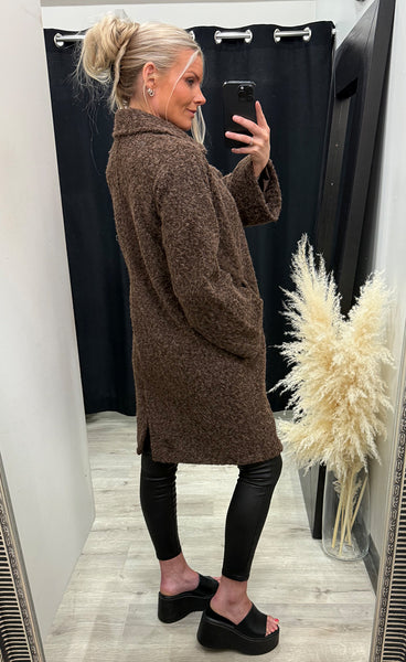 N-Lillietta coat - coffee melange