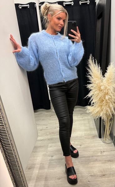 N-Kae mohair cardigan - baby blue