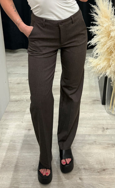 FREEQUENT Reno pants - mole melange