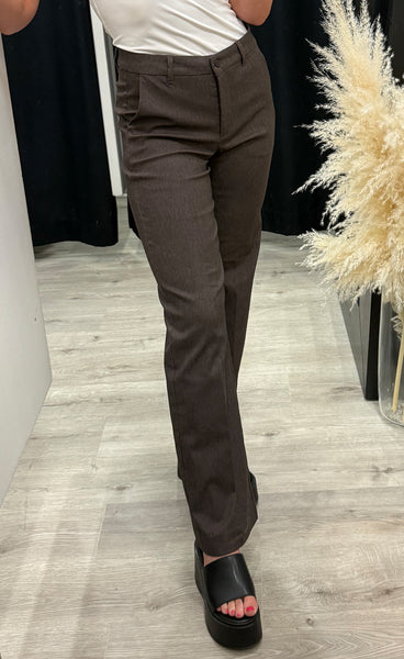FREEQUENT Reno pants - mole melange