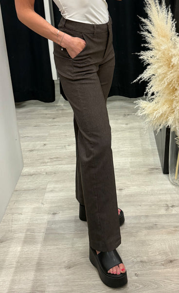 FREEQUENT Reno pants - mole melange