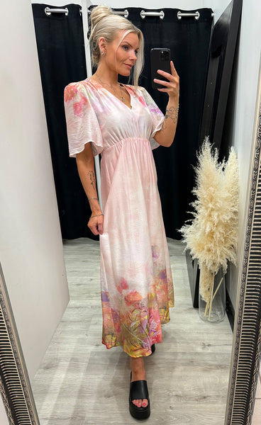 Nulove SS dress - mangano calcite