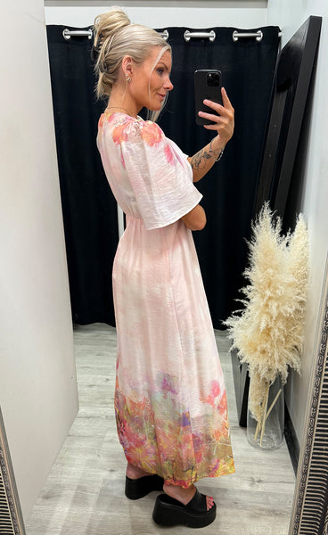 Nulove SS dress - mangano calcite