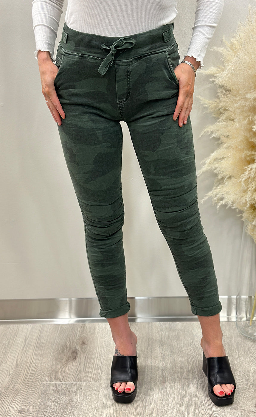 Melly camobuxur - green