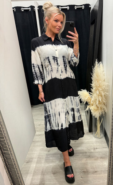 Dana dress - black mix