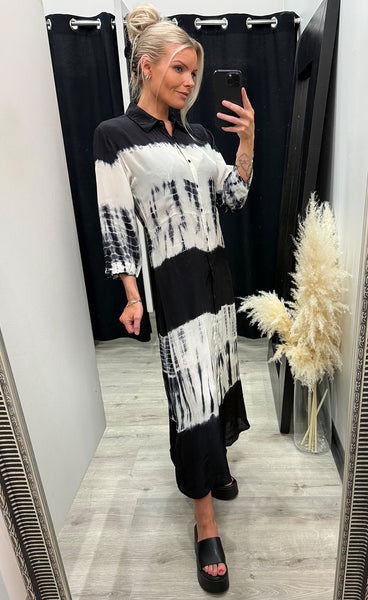 Dana dress - black mix