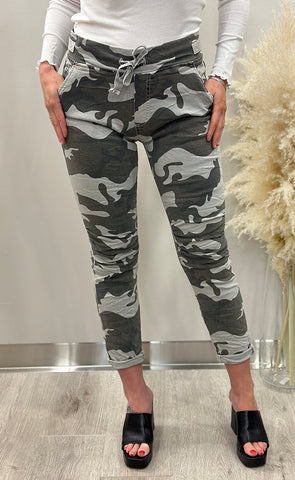 Melly camobuxur - grey