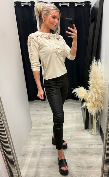 Dac blouse knit - bone