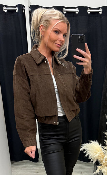 Lulu bomber jacket - coffee