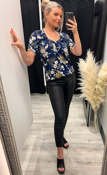 Silva tee - navy mix