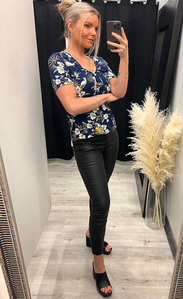 Silva tee - navy mix