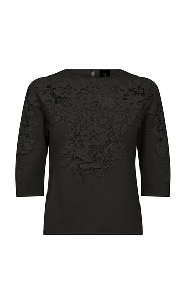 Dac blouse knit - black