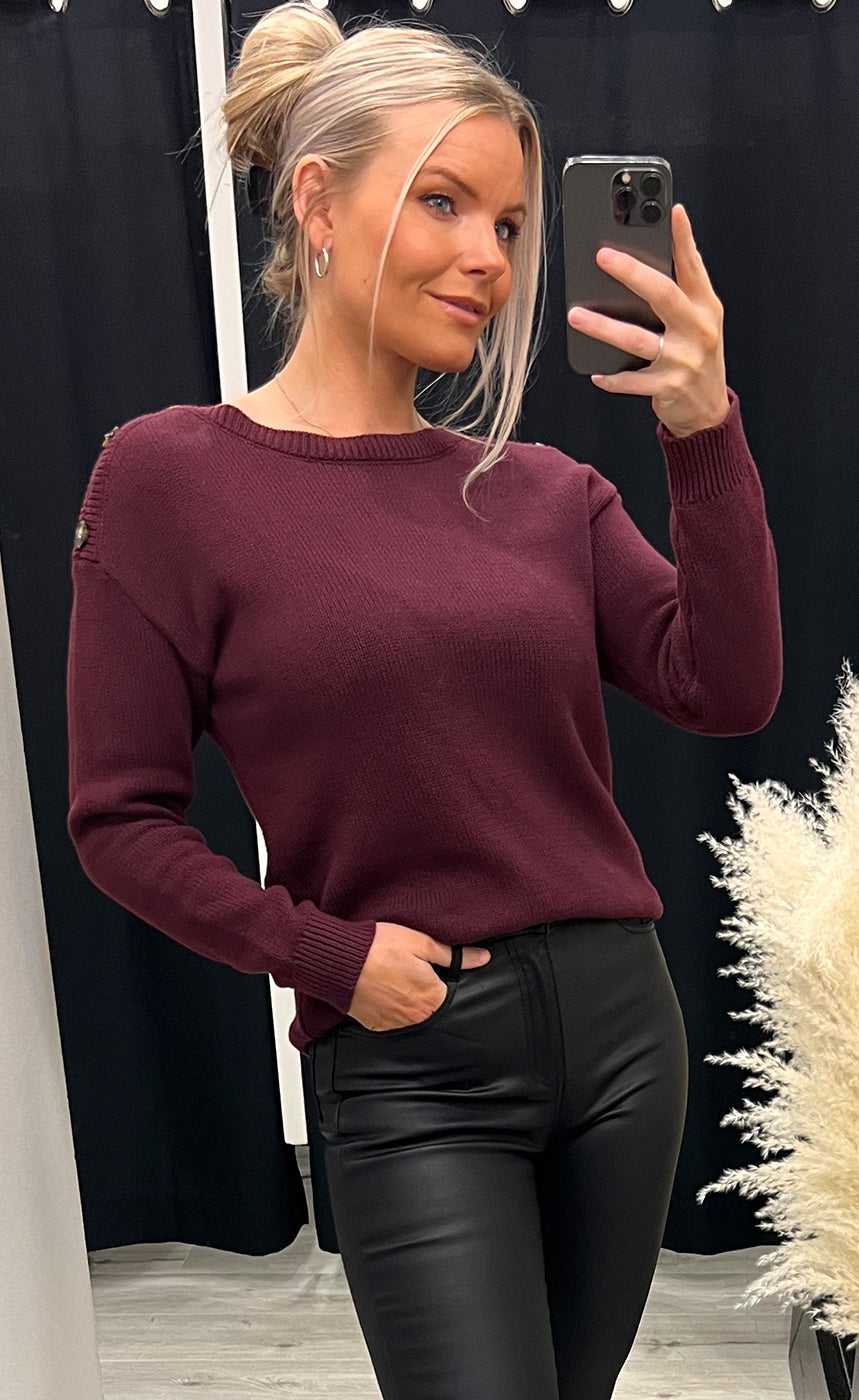 Susann pullover - plum