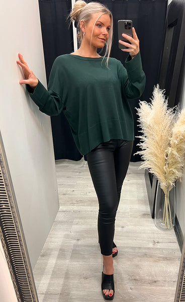 Alma pullover 1 - green