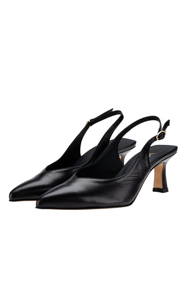 JoDis Siena hælaskór - black leather