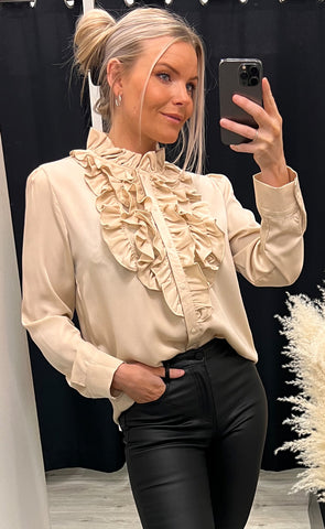 Chanel blouse - champagne