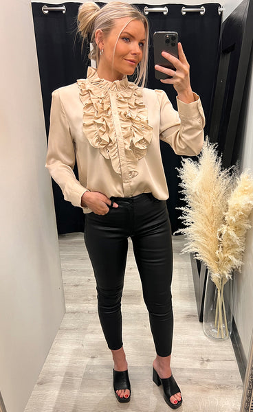 Chanel blouse - champagne