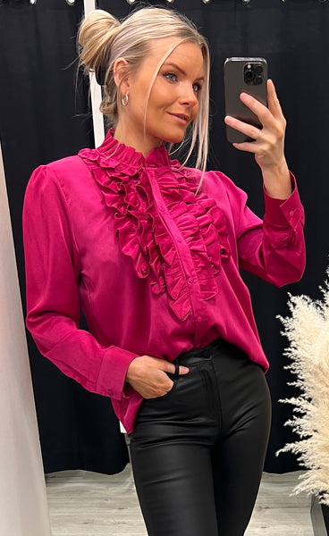 Chanel blouse - fuchsia