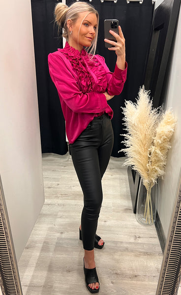 Chanel blouse - fuchsia