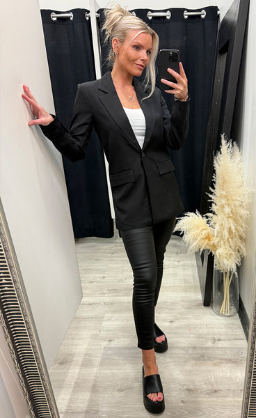 Viksa blazer - black
