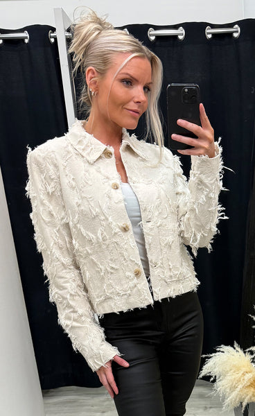 Kornelie blazer - sand melange