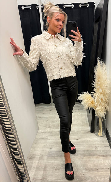 Kornelie blazer - sand melange