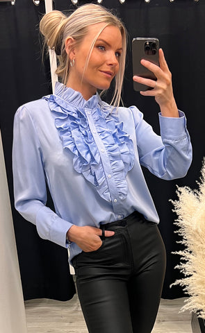 Chanel blouse - light blue